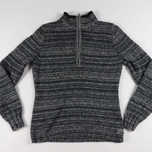 Woolrich 1/4 Zip Wool Blend Pullover Sweater Small